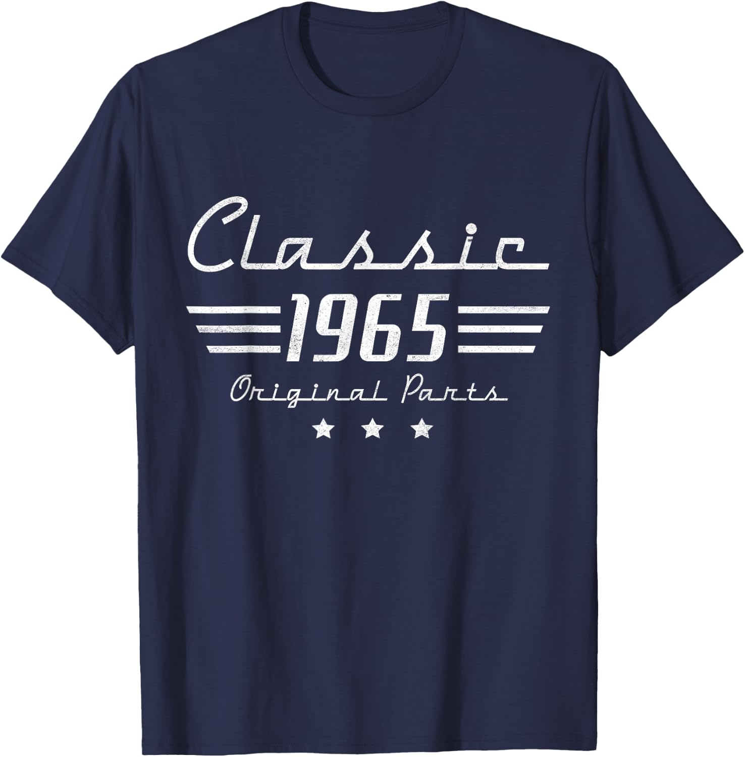 60 Year Old Vintage Classic Car 1965 60th Birthday Gifts Men T-Shirt - T-Shirt | Navy
