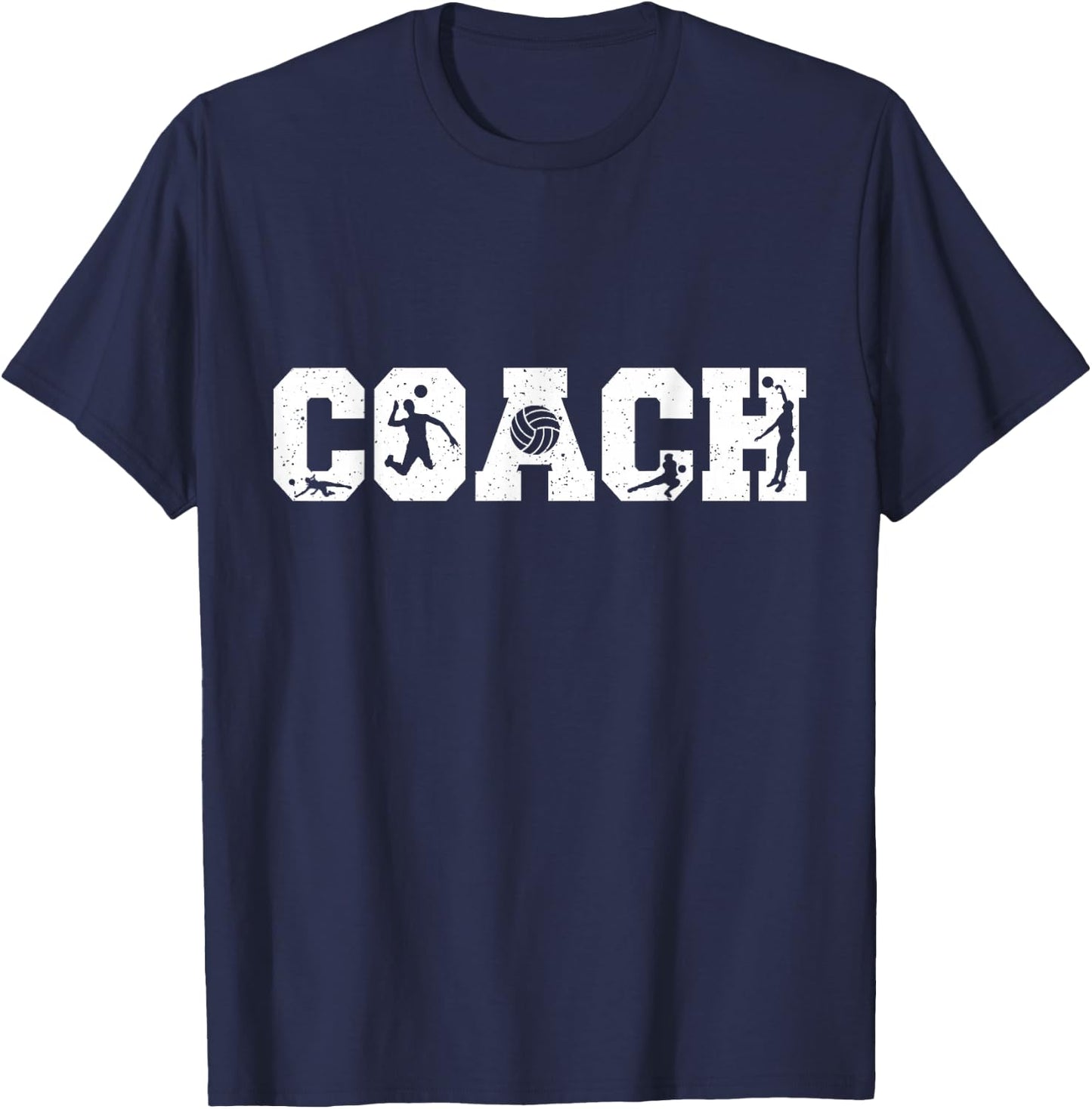 Volleyball Coach T-Shirt - T-Shirt | Navy