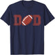 Dad Of The Birthday Boy Football Player Matching Family T-Shirt - T-Shirt | Navy