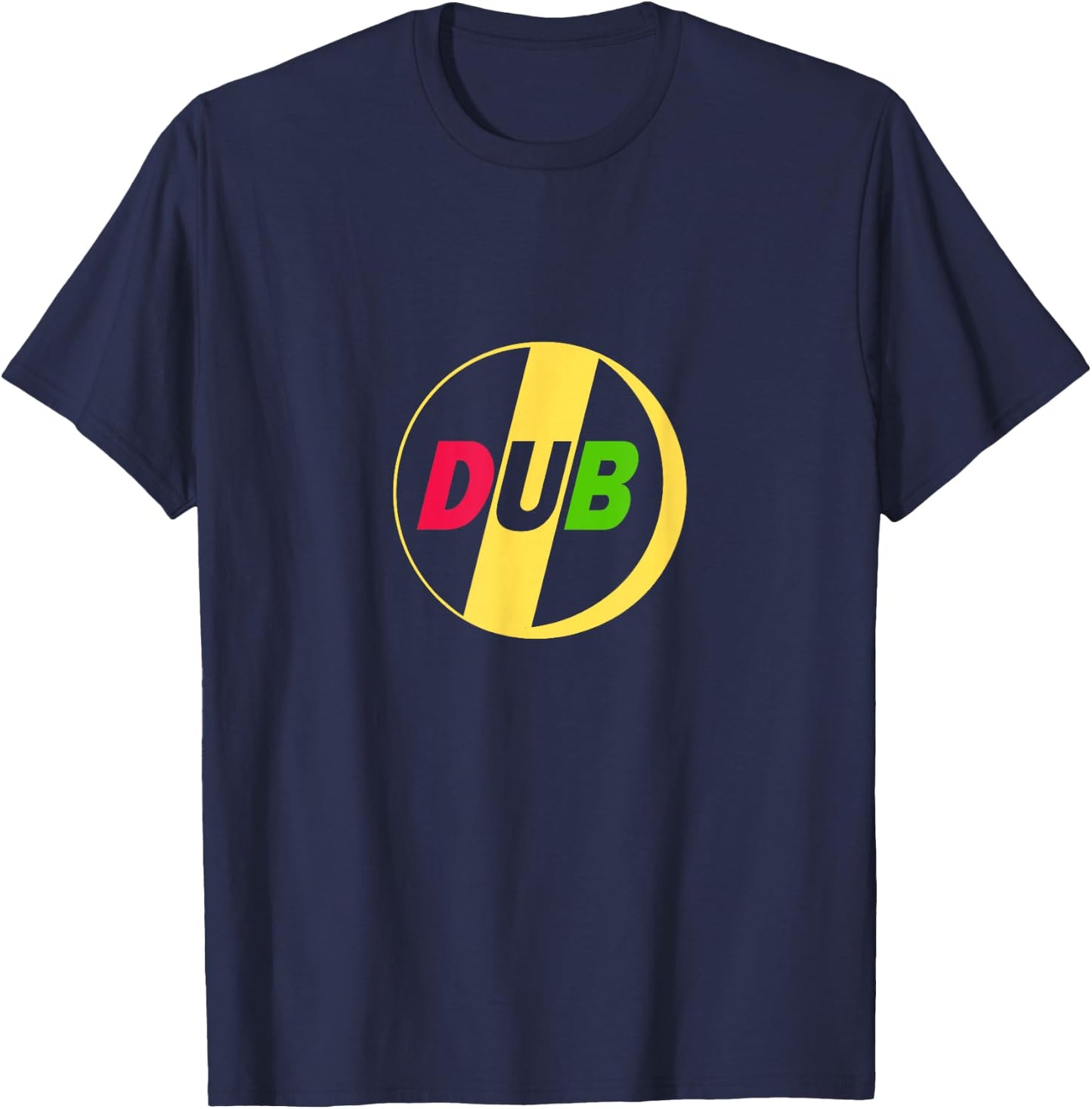 Dub Reggae Pill Rastafari Red Yellow Green T-Shirt - T-Shirt | Navy