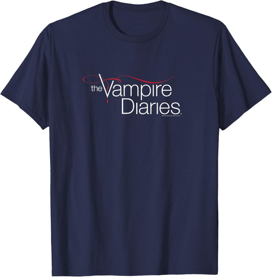 The Vampire Diaries Logo T-Shirt - T-Shirt | Navy