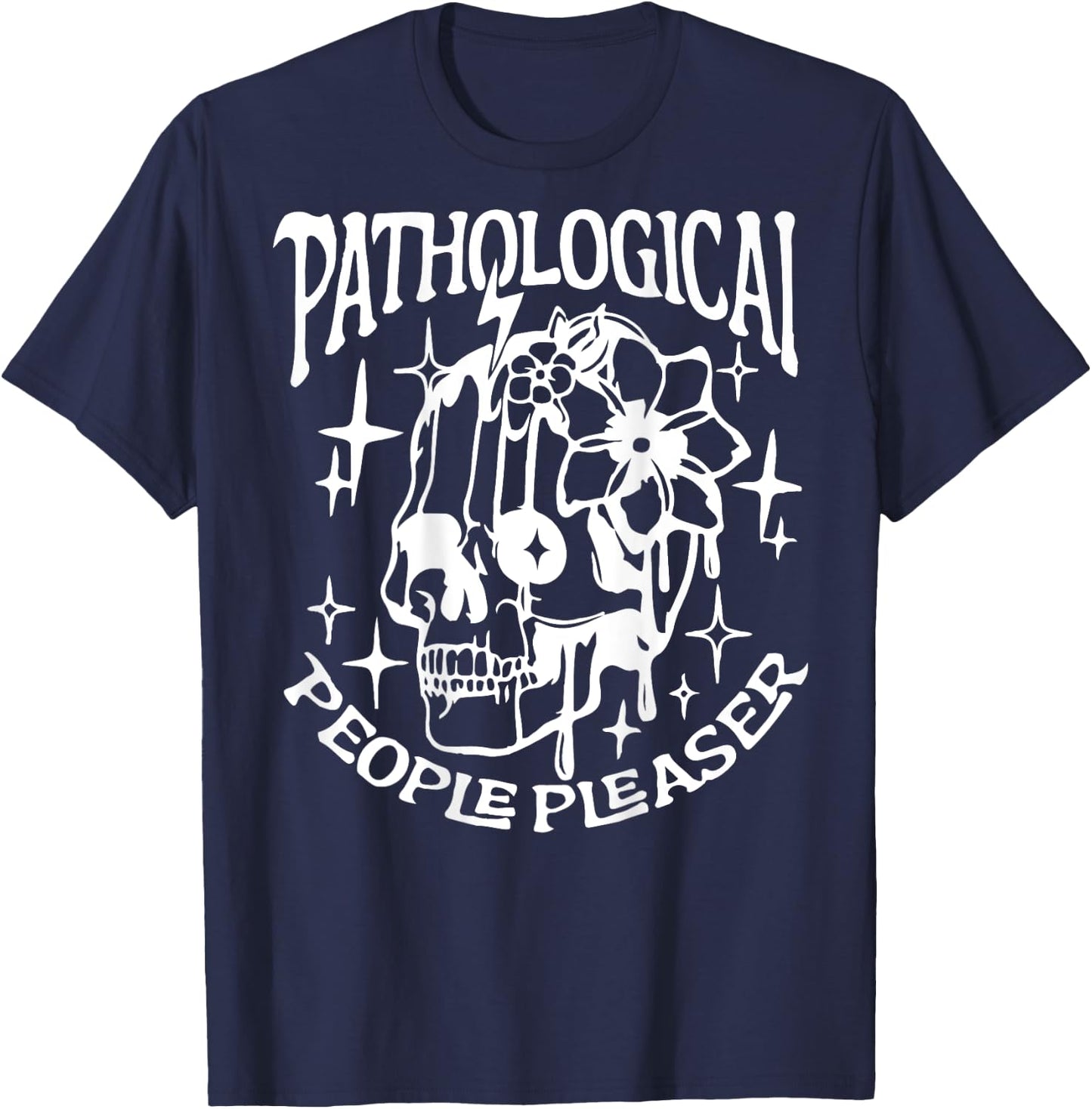 Pathological People Pleaser T-Shirt - T-Shirt | Navy