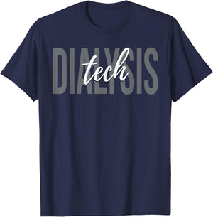 Dialysis Tech Dialysis Technician T-Shirt - T-Shirt | Navy