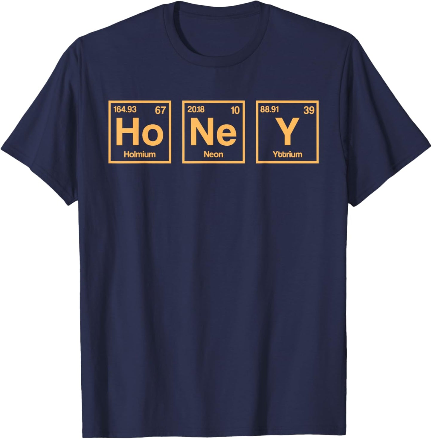Honey Beekeeper Periodic Table Elements T-Shirt - T-Shirt | Navy