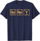 Honey Beekeeper Periodic Table Elements T-Shirt - T-Shirt | Navy