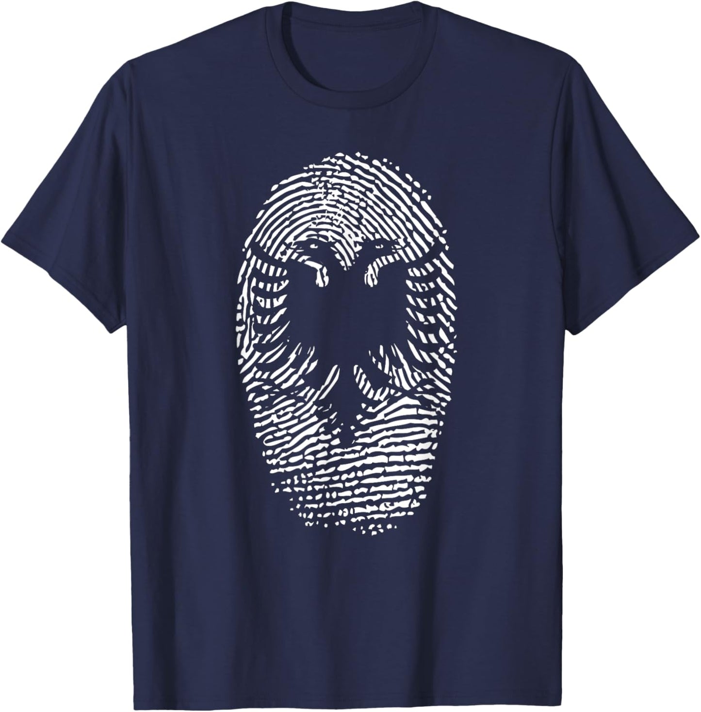 Albania Albanian Flag Eagle Gift T-Shirt - T-Shirt | Navy