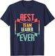 Vintage Best Team Leader Ever T-Shirt - T-Shirt | Navy