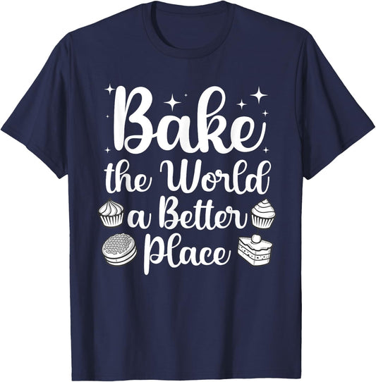 Best Baking Design Women Pastry Chef Baker Baking T-Shirt - T-Shirt | Navy
