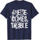 Here Comes Treble T-Shirt - T-Shirt | Navy