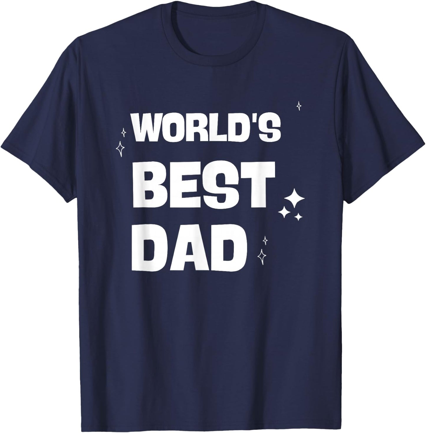World's Best Dad T-Shirt - T-Shirt | Navy