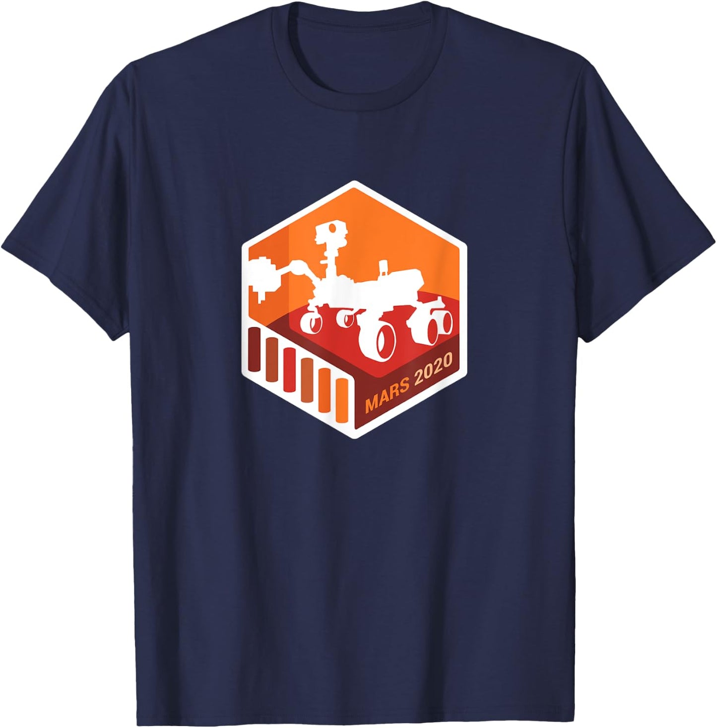 NASA JPL Mars 2020 Rover Mission Mars Exploration Program T-Shirt - T-Shirt | Navy