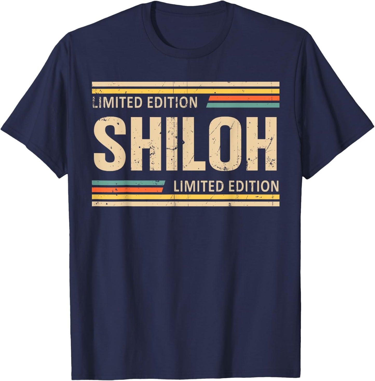 SHILOH Limited Edition Shirt SHILOH Name Personalized T-Shirt - T-Shirt | Navy
