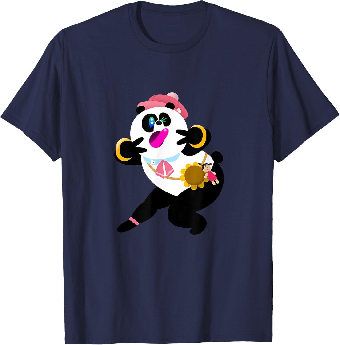 Tekken7 Panda 005 T-Shirt - T-Shirt | Navy