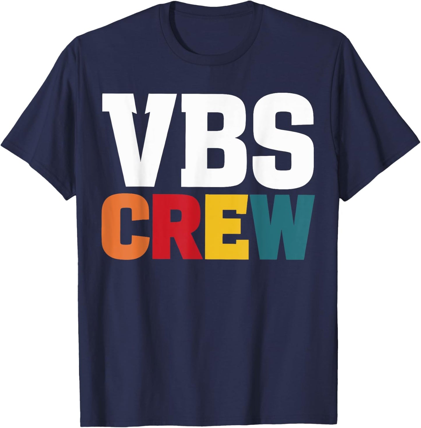 VBS Crew Faith-Based Gathering Sunday School Teacher Women Kids T-Shirt - T-Shirt | Navy