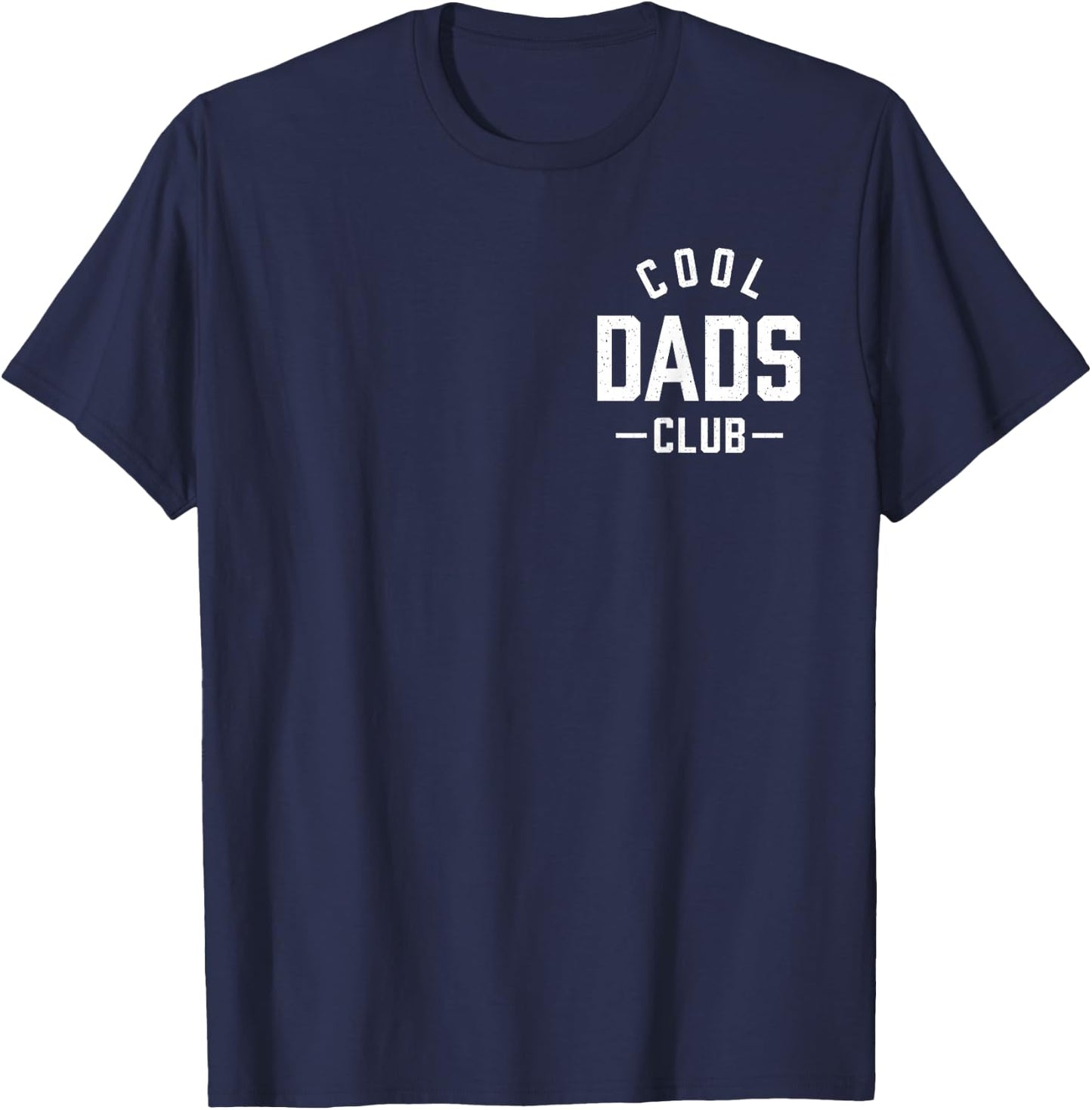 Pocket Cool Dads Club Best Dad Ever Retro Father's Day T-Shirt - T-Shirt | Navy