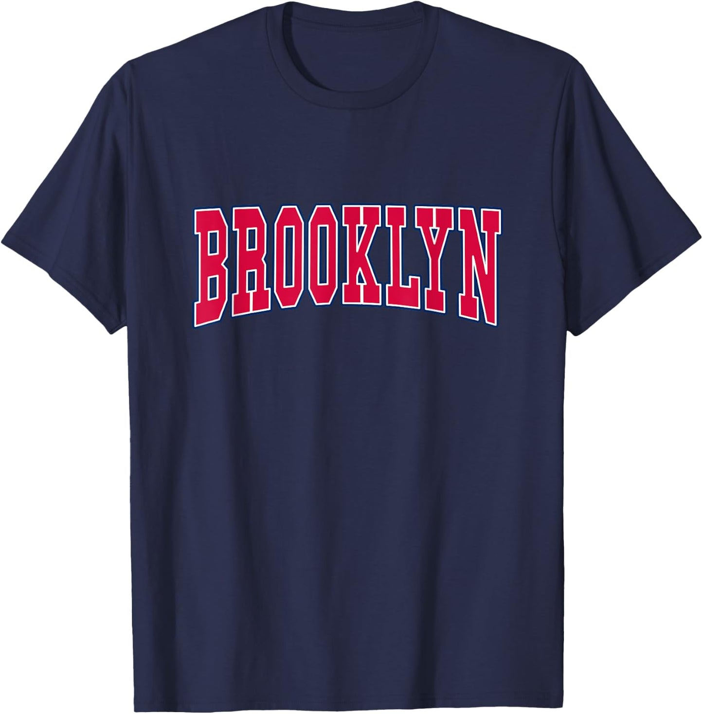 BROOKLYN - Throwback Design - Classic T-Shirt - T-Shirt | Navy