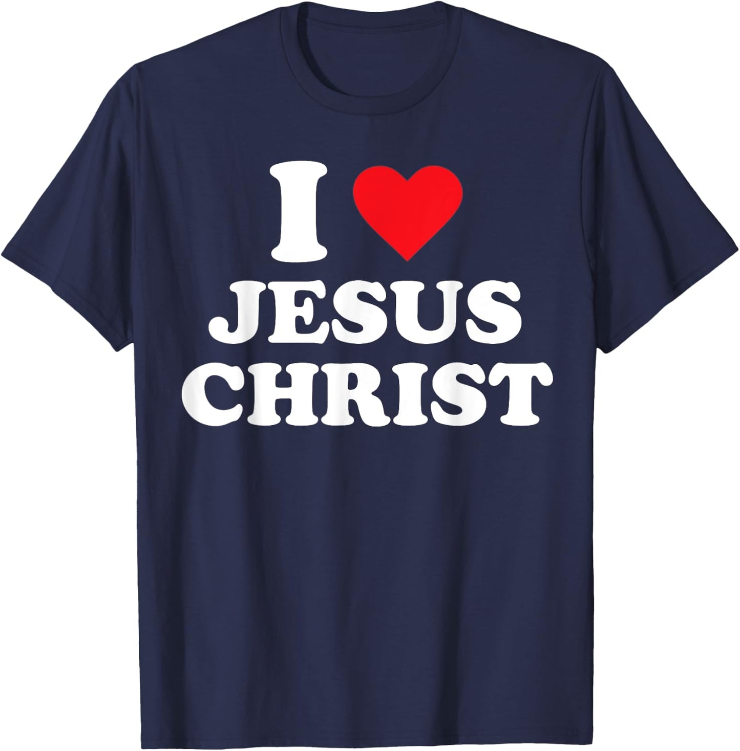 I Heart Jesus Christ T-Shirt - T-Shirt | Navy