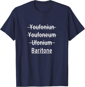 Baritone - Euphonium T-Shirt - T-Shirt | Navy