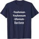 Baritone - Euphonium T-Shirt - T-Shirt | Navy