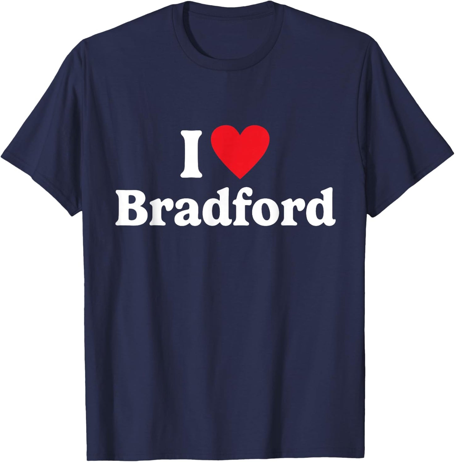 I love Bradford T-Shirt - T-Shirt | Navy