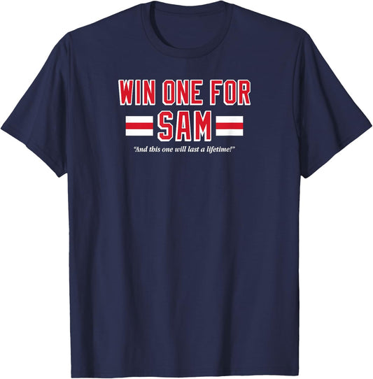 Win One For Sam - New York Hockey T-Shirt - T-Shirt | Navy