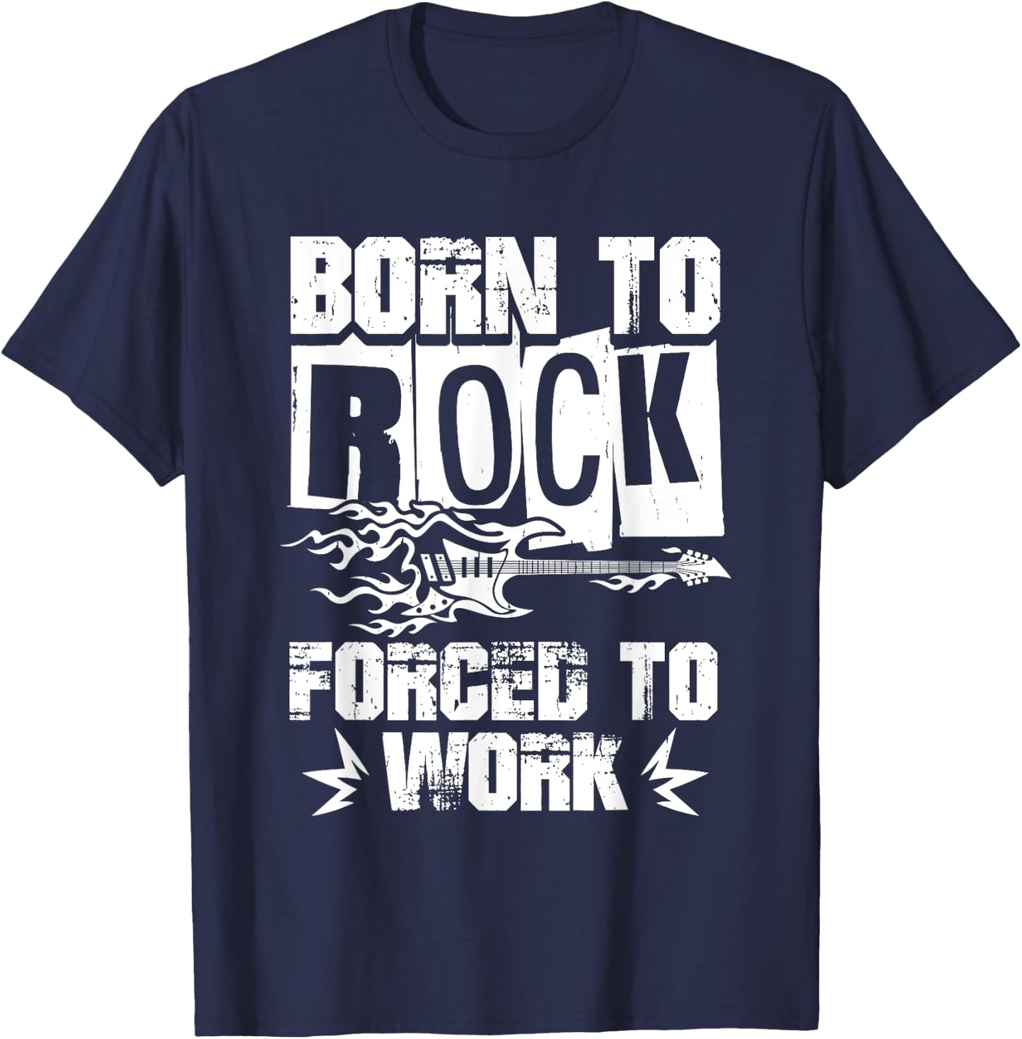 Music Rock And Roll Band Concert Musician Hard Rock T-Shirt - T-Shirt | Navy