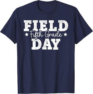 5th Grade Field Day 2025 Fifth Grade School Teacher Student T-Shirt - T-Shirt | Navy