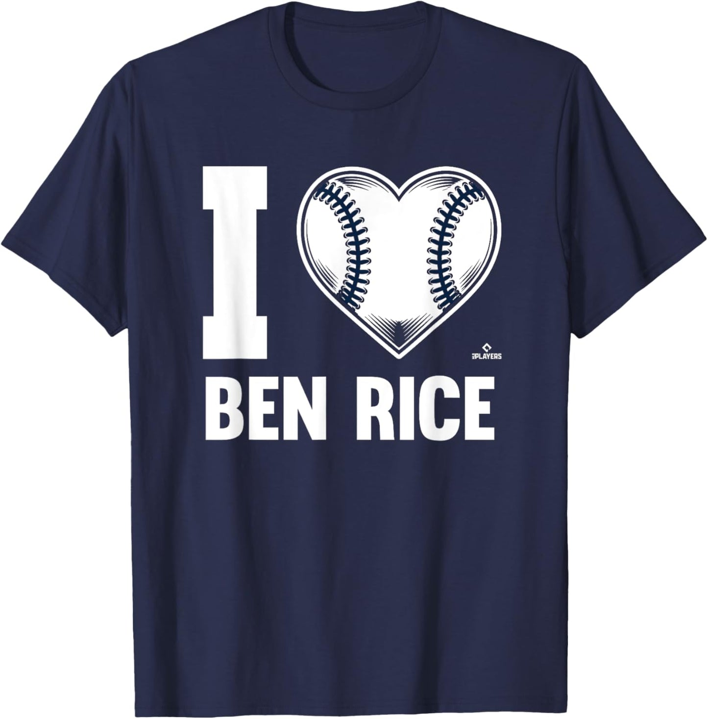 I Heart Ben Rice Prospect Baseball Fan Gear T-Shirt - T-Shirt | Navy
