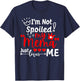 I'm Not Spoiled My Mema Just Loves Me for Team Kids Matching T-Shirt - T-Shirt | Navy