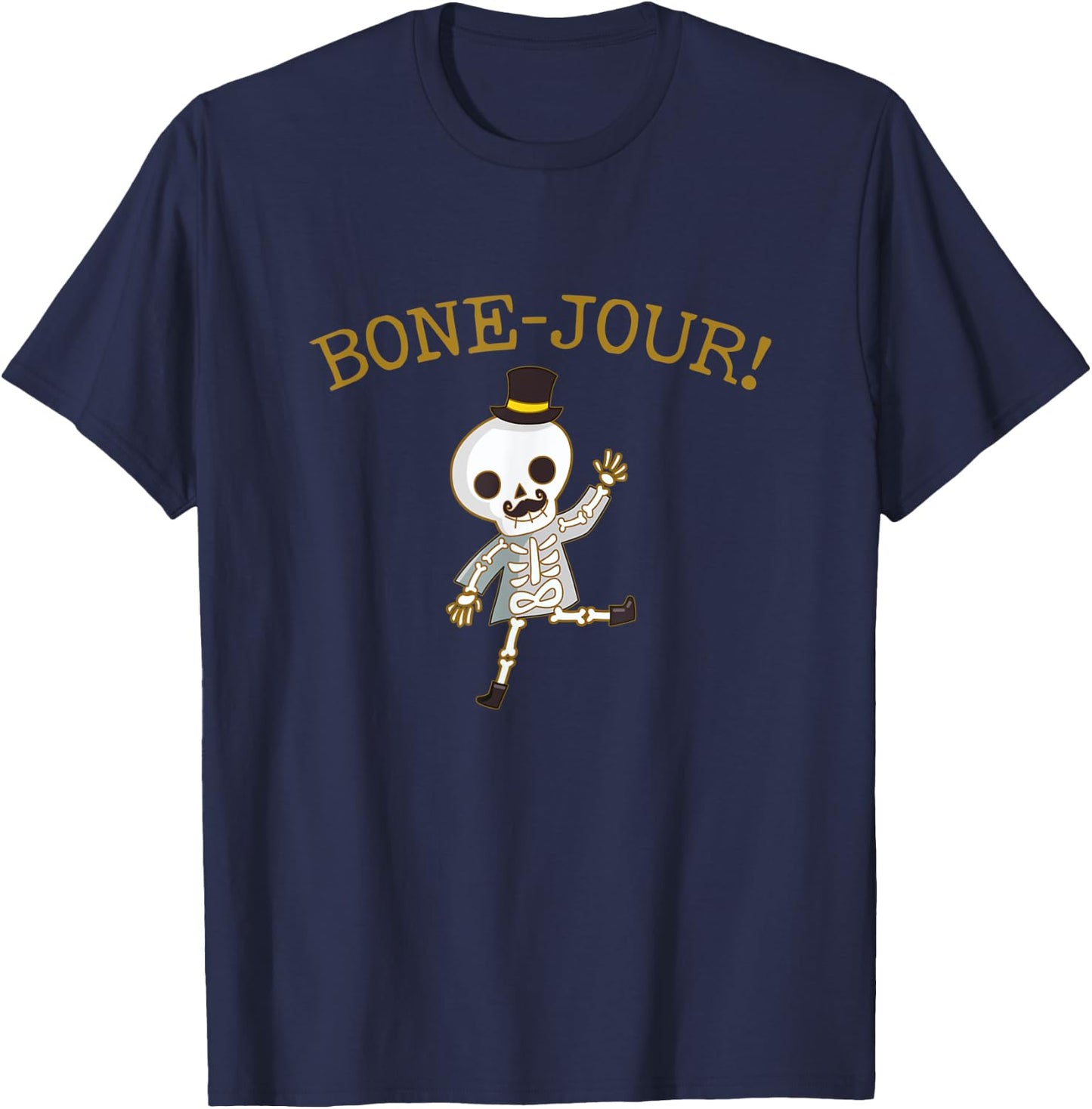 Bone-Jour - Gifts For Orthopedic Surgeons, Bone Doctors T-Shirt - T-Shirt | Navy