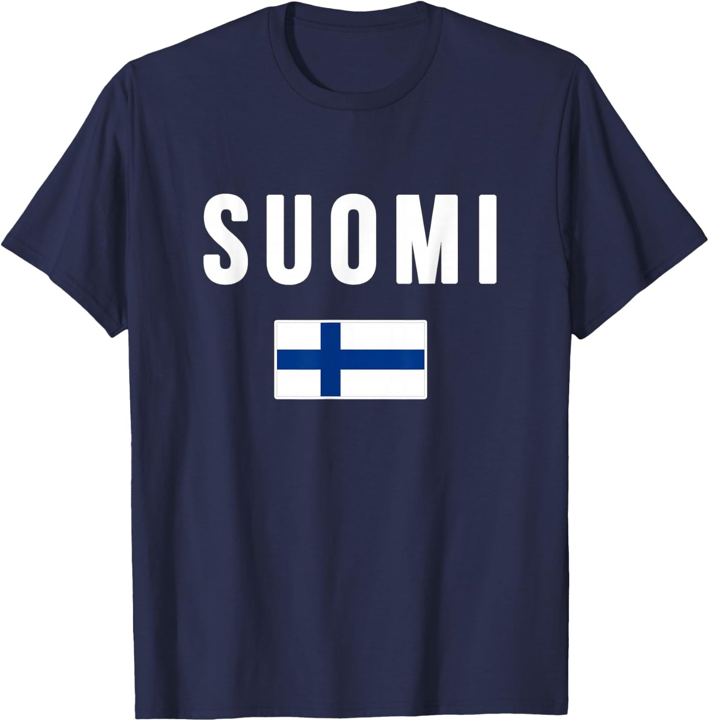 Finland Finnish Flag Suomi Sisu Souvenir T-Shirt - T-Shirt | Navy