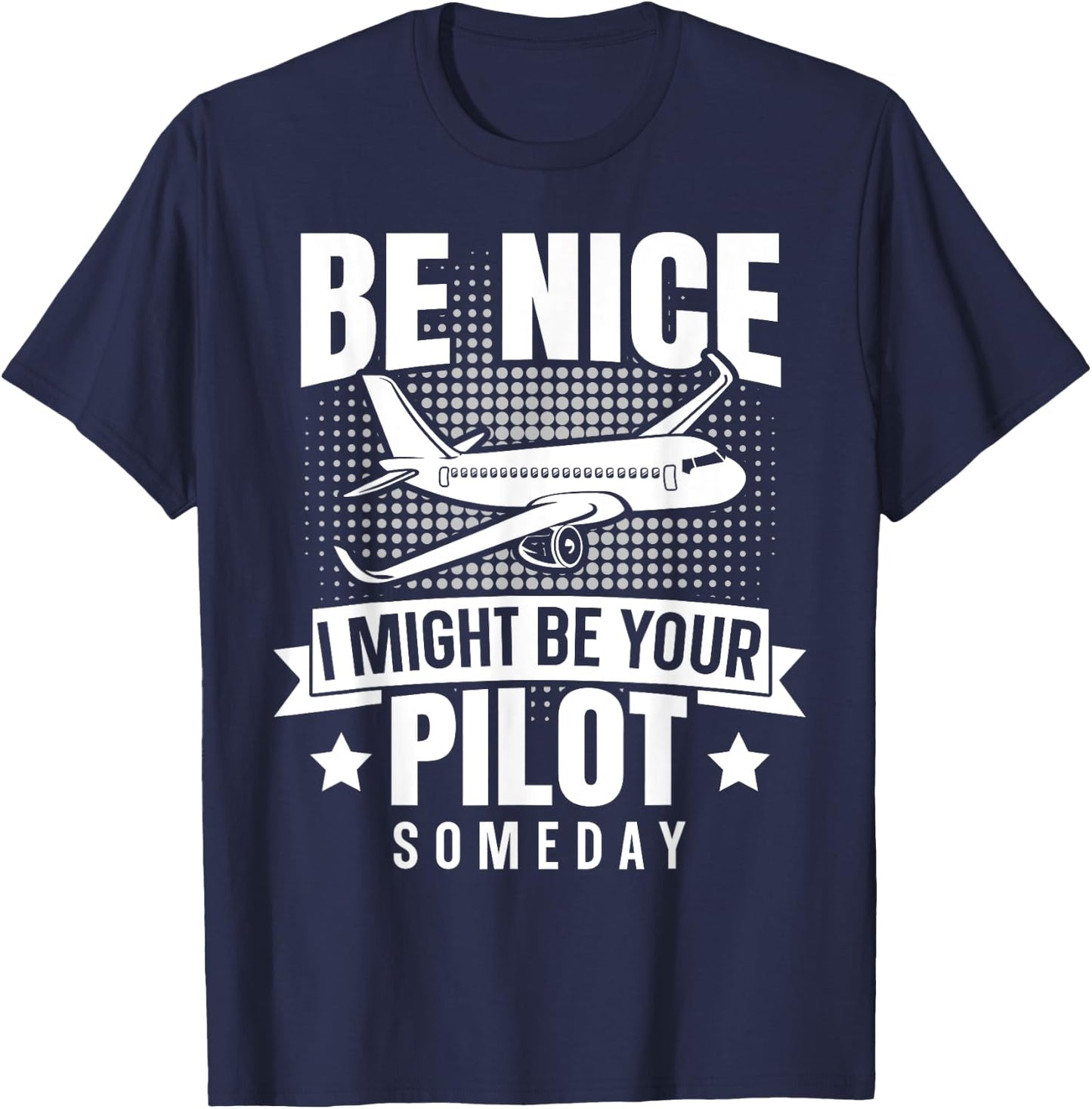 Funny Pilot Design Women Aviation Airplane Pilot T-Shirt - T-Shirt | Navy