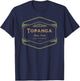 Topanga State Park California Retro Vintage T-Shirt - T-Shirt | Navy
