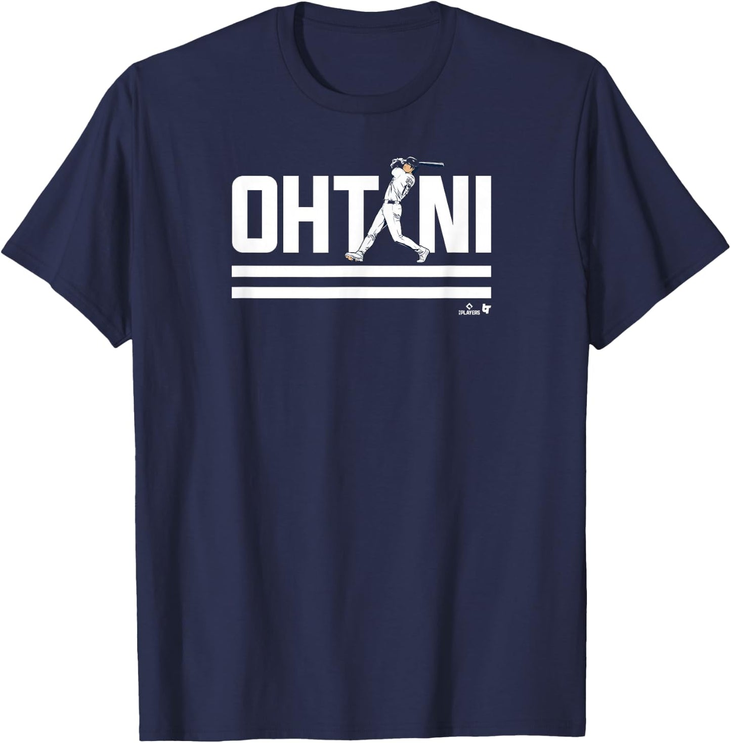 Shohei Ohtani - Name Figure - Los Angeles Baseball T-Shirt - T-Shirt | Navy