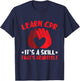 CPR Instructor Heartfelt Skill CPR Trainer AED Instructor T-Shirt - T-Shirt | Navy