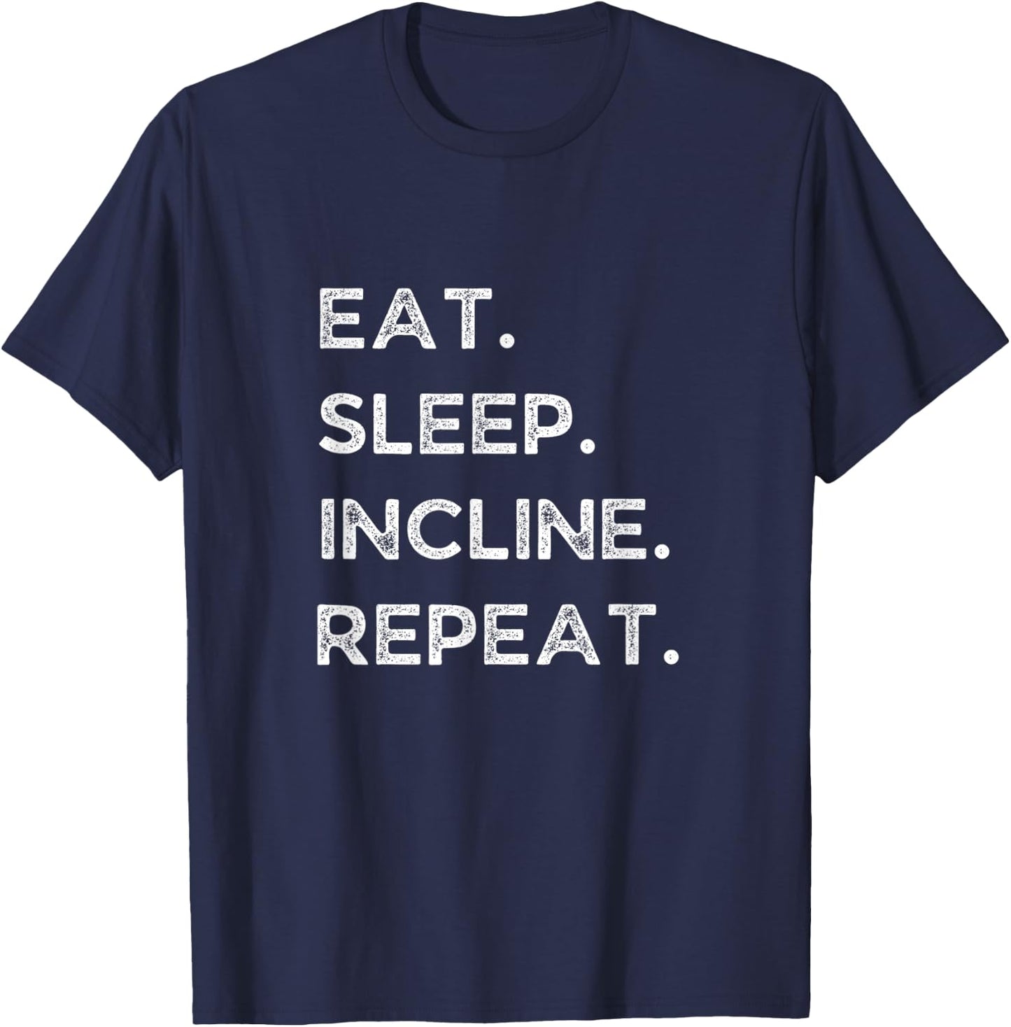 Manitou Colorado The Incline Eat Sleep Incline Repeat T-Shirt - T-Shirt | Navy