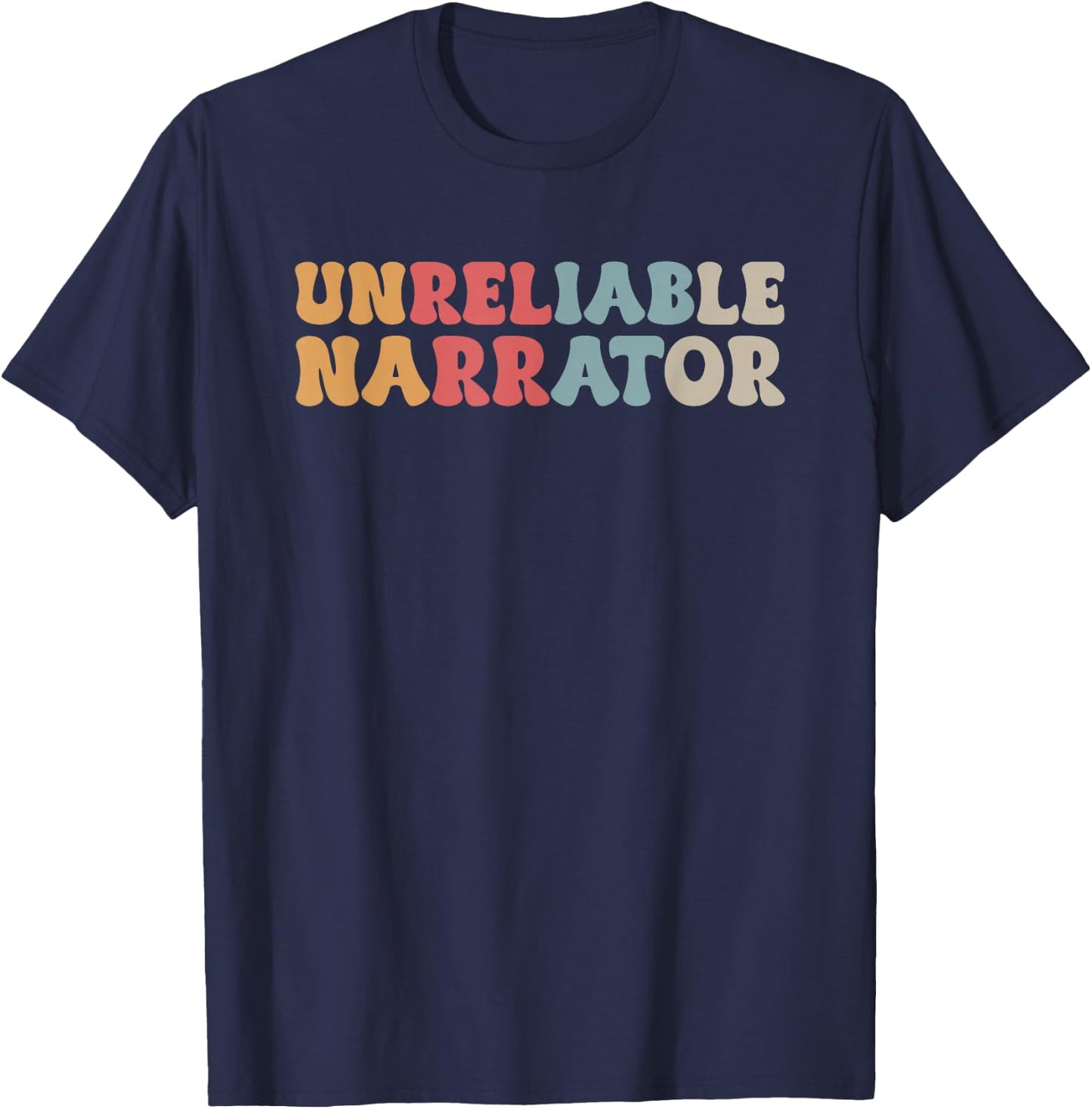Unreliable Narrator T-Shirt - T-Shirt | Navy