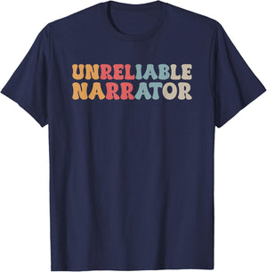 Unreliable Narrator T-Shirt - T-Shirt | Navy