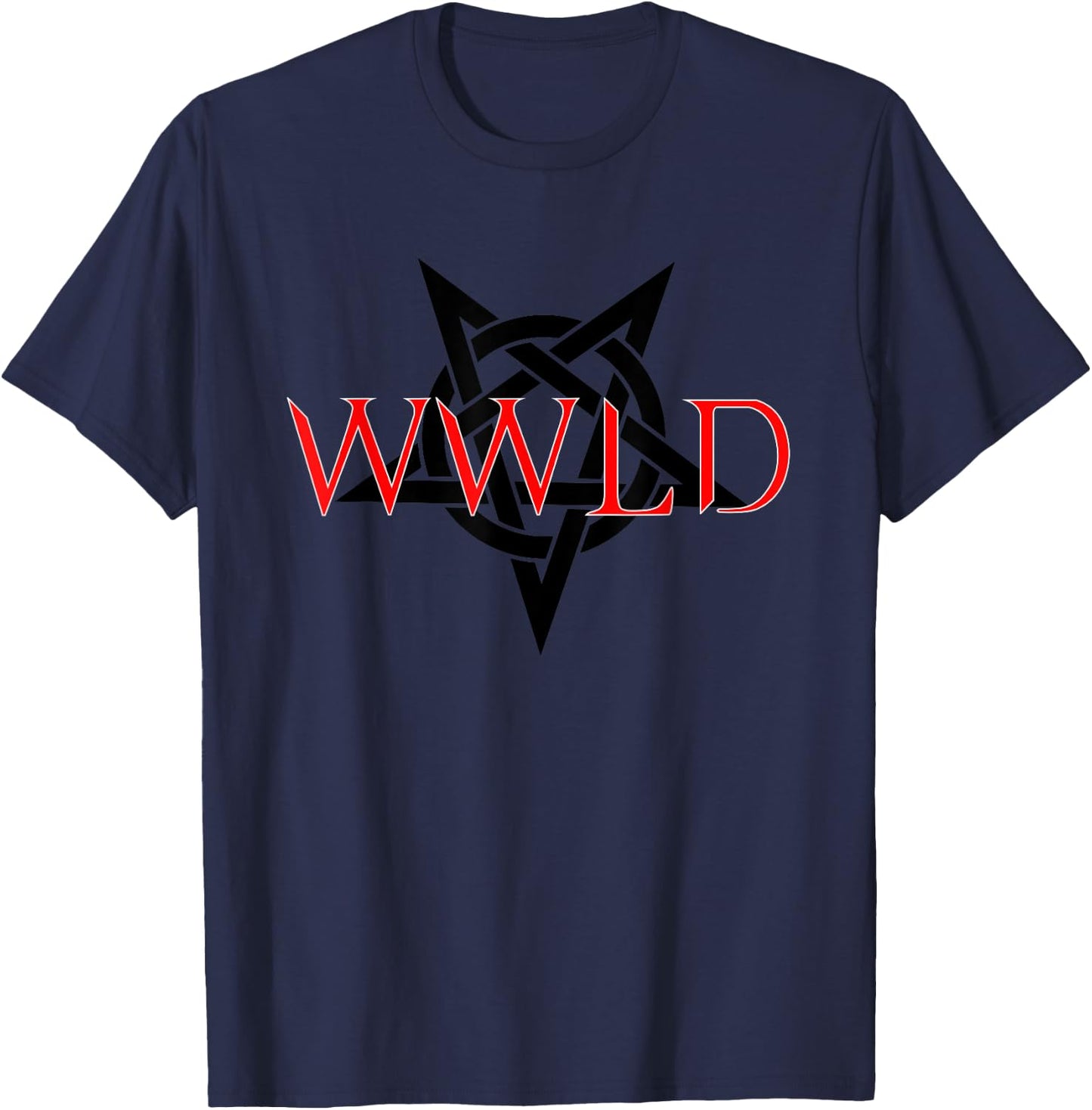 What Would Lucifer Do T-Shirt - T-Shirt | Navy