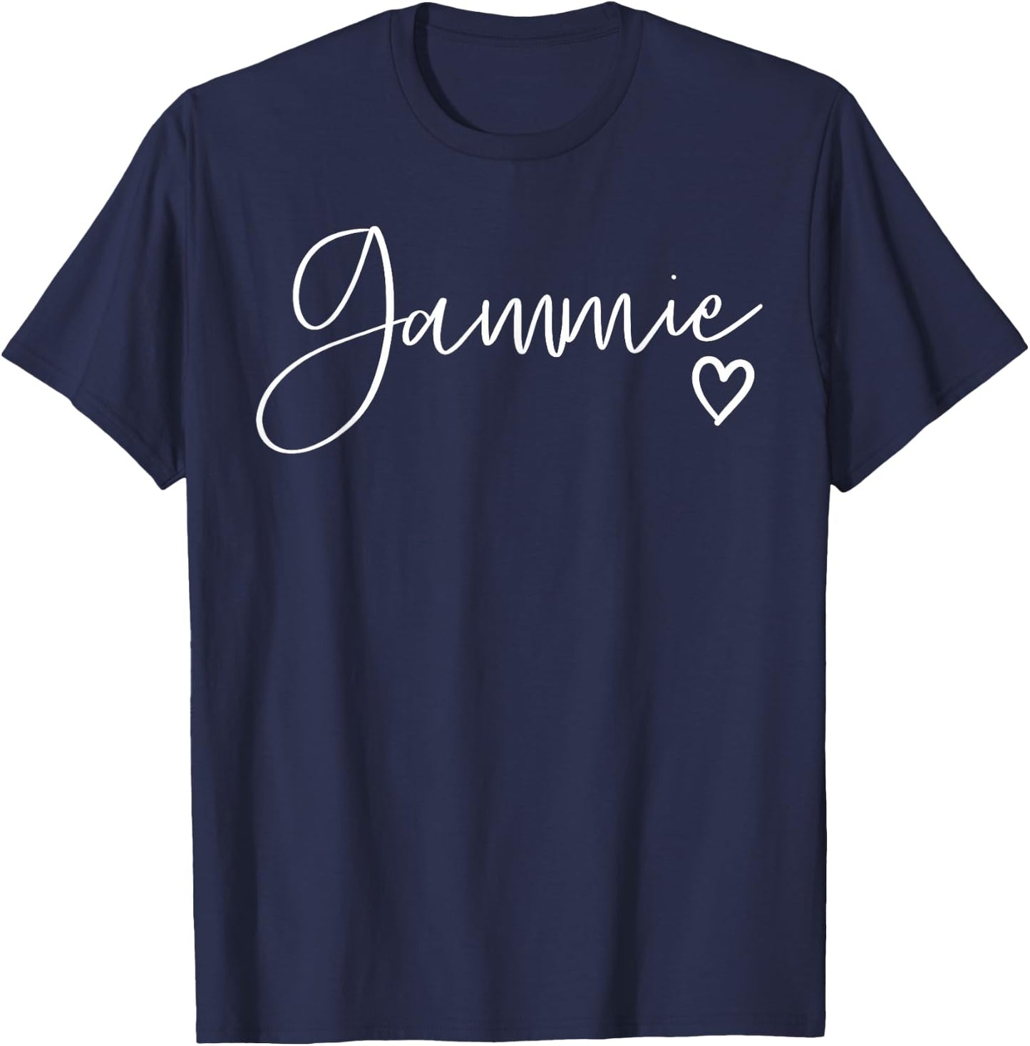 Gammie Gifts Grandma Heart Mother's Day Gammie T-Shirt - T-Shirt | Navy