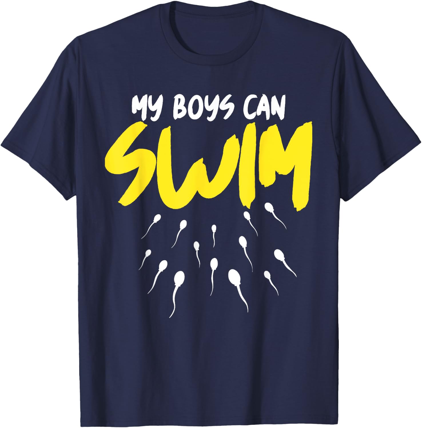 My boys can swim T-Shirt - T-Shirt | Navy
