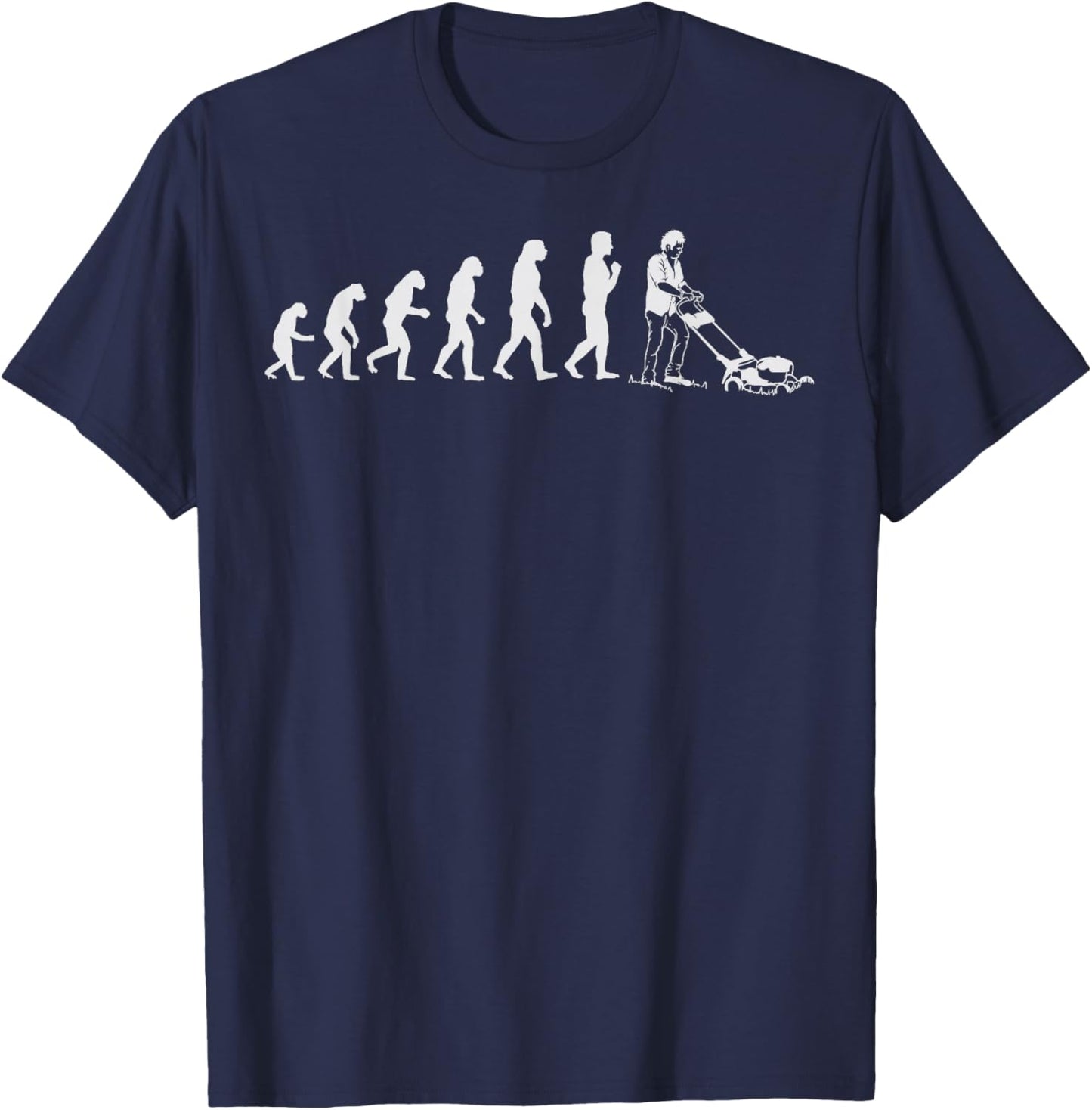 Cool Lawn Mower Design Women Lawn Mowing Landscaping T-Shirt - T-Shirt | Navy