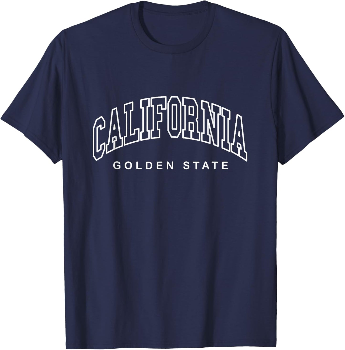 CALIFORNIA - Minimalistic Throwback Design - Classic T-Shirt - T-Shirt | Navy