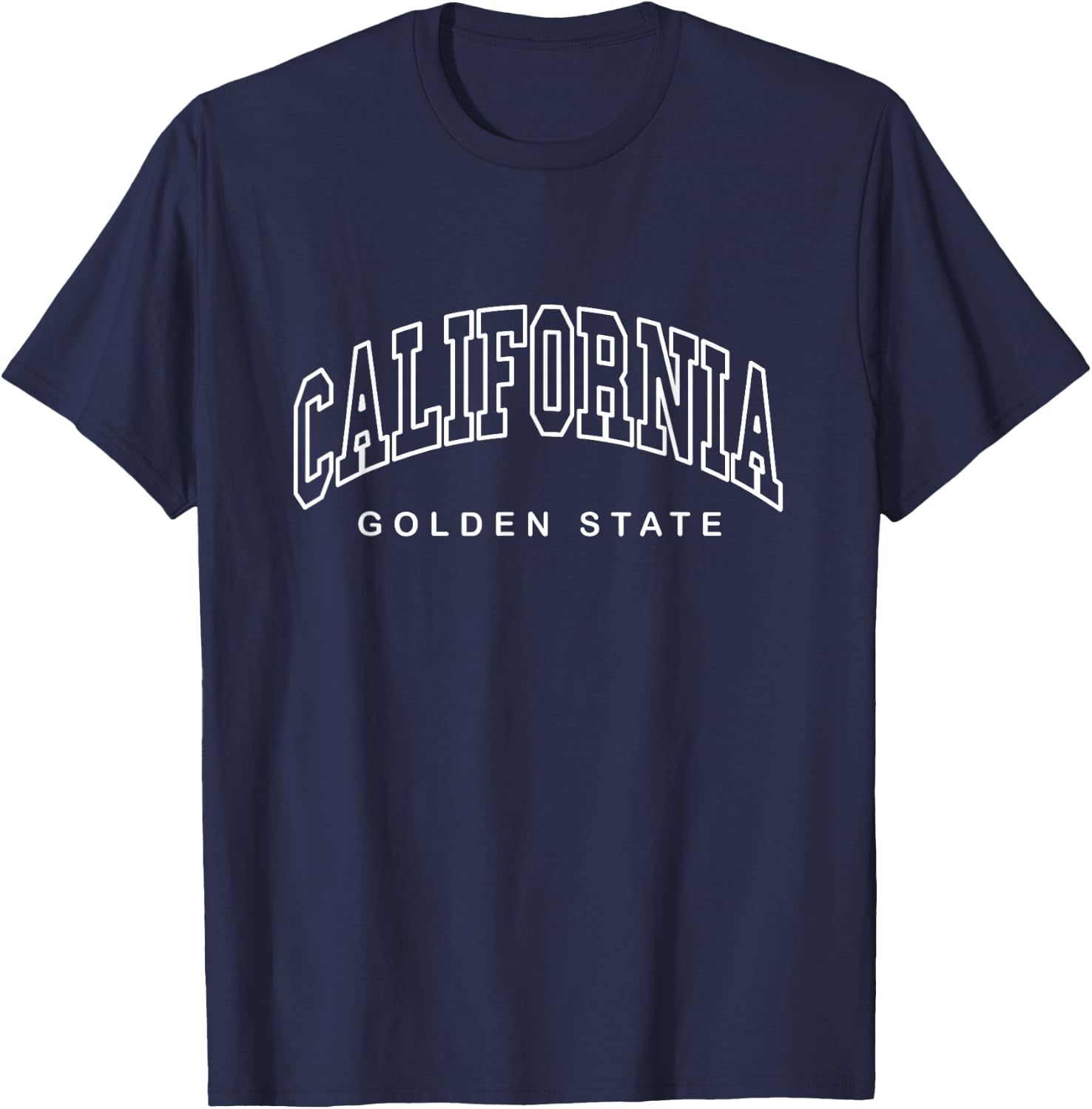 CALIFORNIA - Minimalistic Throwback Design - Classic T-Shirt - T-Shirt | Navy