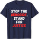 Stop the Genocide, Stand for Justice T-Shirt - T-Shirt | Navy
