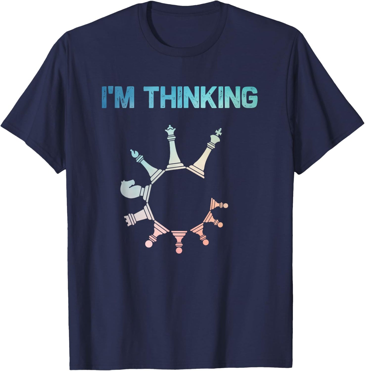 Chess Art Women Boys Girls Chess Player Chess Lover T-Shirt - T-Shirt | Navy