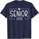 Class of 2025 Senior 25 High School Graduation T-Shirt - T-Shirt | Navy