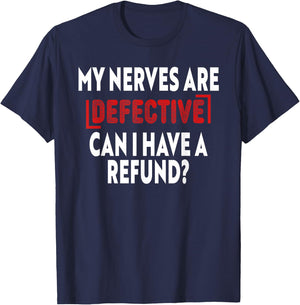 Sciatic Nerve Pain Radiculopathy Chronic Pain Illness Gifts T-Shirt - T-Shirt | Navy