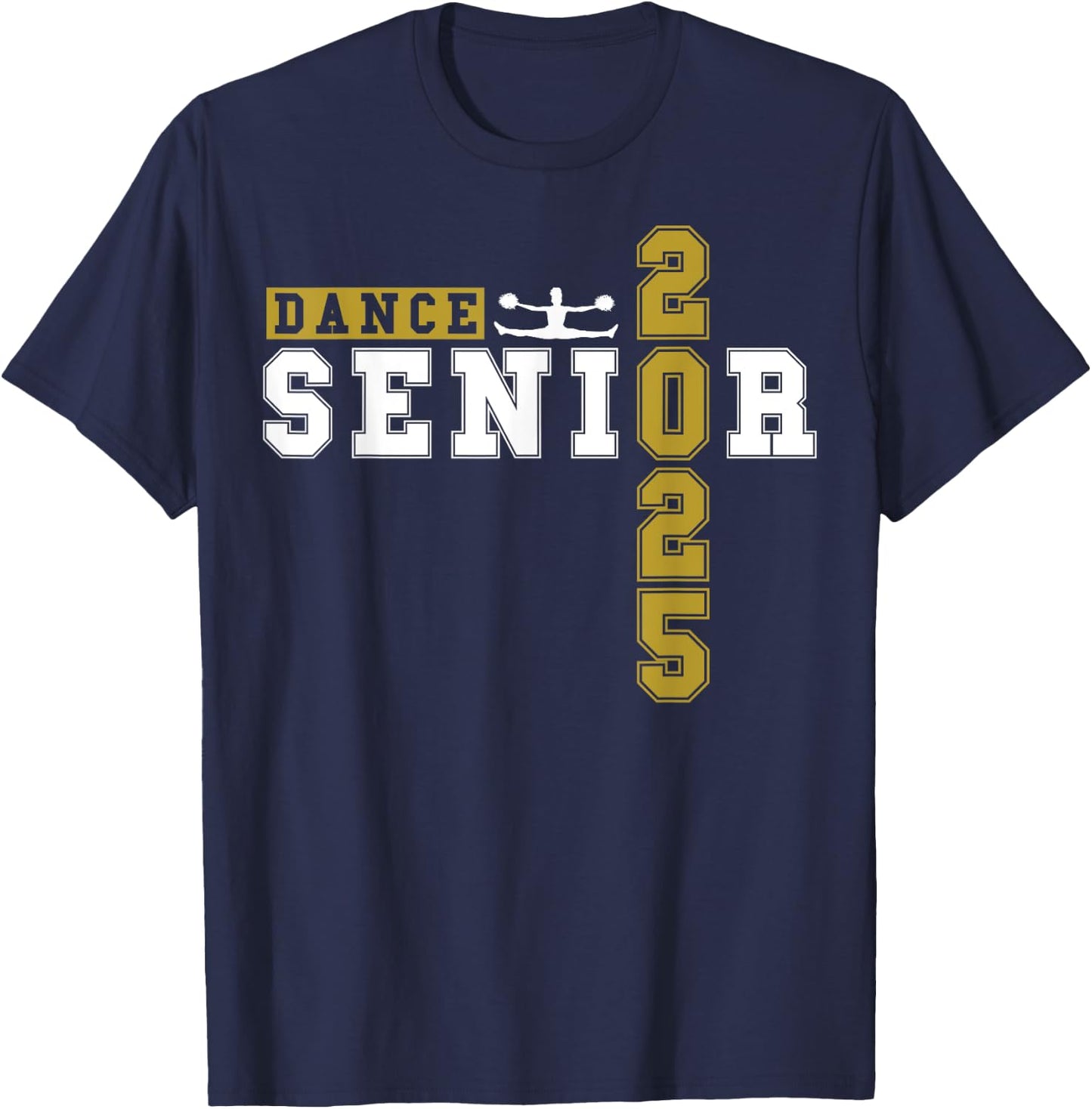 Dance Senior Night Dance Senior 2025 Graduation 14 T-Shirt - T-Shirt | Navy