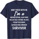 Don’t Mess With Me I’m Wooden Spoon Lead Paint Funny Saying T-Shirt - T-Shirt | Navy